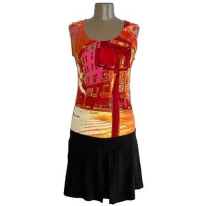 Custo Barcelona Graphic Print Dress
